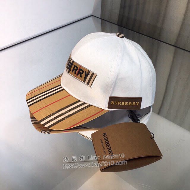 Burberry新品男士帽子 巴寶莉刺繡棒球帽鴨舌帽  mm1268